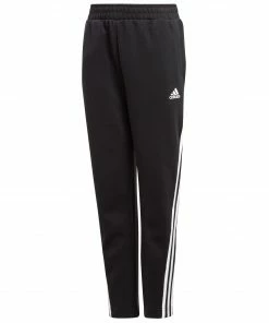Adidas 3 Stripes Jogginghose Kinder Schwarz - Weiß