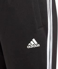 Adidas 3 Stripes Jogginghose Kinder Schwarz - Weiß -Didriksons-shop Adidas 3 Stripes Joggingbroek Junior 4 6