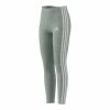 Adidas 3-Stripes Mädchenlegging Hellgrau - Weiß -Didriksons-shop Adidas 3 Stripes Legging Meisjes 2207291402