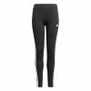 Adidas 3-Stripes Legging Mädchen Schwarz - Weiß -Didriksons-shop Adidas 3 Stripes Legging Meisjes 2207291442