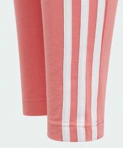 Adidas 3-stripes Mädchenlegging Rosa - Weiß -Didriksons-shop Adidas 3 stripes Tight Meisjes 5 2