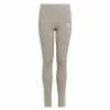 Adidas Adicolor Legging Mädchen Hellgrau - Weiß