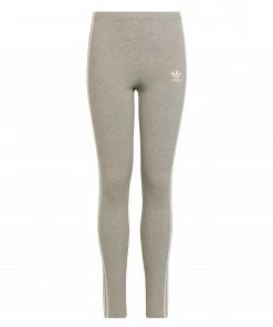 Adidas Adicolor Legging Mädchen Hellgrau - Weiß