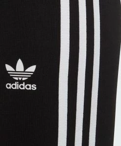 Adidas Adicolor Mädchenlegging Schwarz - Weiß -Didriksons-shop Adidas Adicolor Legging Meisjes 4 2207210906