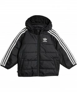 Adidas Adicolor Winterjacke Kinder Schwarz - Weiß