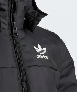 Adidas Adicolor Winterjacke Kinder Schwarz - Weiß -Didriksons-shop Adidas Adicolor Winterjas Junior 4 2208171623