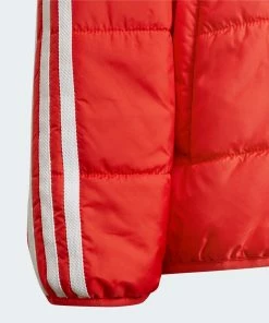 Adidas Adicolor Winterjacke Kinder Rot - Weiß -Didriksons-shop Adidas Adicolor Winterjas Junior 5 2210041401