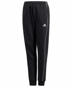 Adidas Core 18 Sweat Pant Junior Schwarz - Weiß