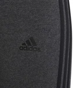 Adidas Essential 3-Stripes Mädchenlegging Dunkelgrau - Schwarz -Didriksons-shop Adidas Essential 3 Stripes Legging Meisjes 4 2207141024