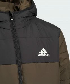 Adidas JK Winterjacke Kinder Schwarz - Olivgrün -Didriksons-shop Adidas JK Winterjas Junior 3 2207121531