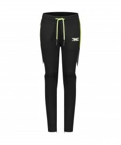 Ballin X FC Straat Panel Trainingshose Kinder Schwarz - Gelb - Weiß
