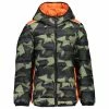 CMP Boy Fix Hood Winterjacke Kinder Grün - Dunkelgrün - Schwarz - Orange -Didriksons-shop CMP Boy Fix Hood Winter Junior 1