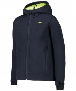 CMP Softshell Jacke Kinder Dunkelblau - Gelb -Didriksons-shop CMP Softshell Jas Jongens 3 2109091514