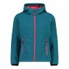 CMP Softshell Jacke Kinder Grün - Rosa -Didriksons-shop CMP Softshell Jas Junior 2203101426