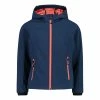CMP Softshell Jacke Kinder Dunkelblau - Orange -Didriksons-shop CMP Softshell Jas Junior 2203101426 2