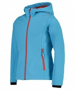 CMP Softshell Jacke Kinder Blau - Rot -Didriksons-shop CMP Softshell Jas Meisjes 3 2108241824