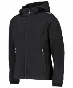 CMP Softshell Jacke Kinder Schwarz -Didriksons-shop CMP Softshell Jas Meisjes 3 2109091514 1