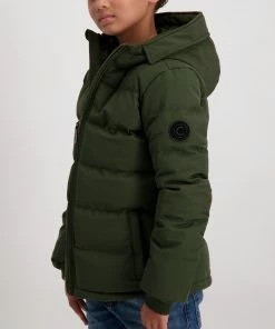 Cars Forze Winterjacke Jungen Army Grün -Didriksons-shop Cars Forze Winterjas Jongens 5 2208230832