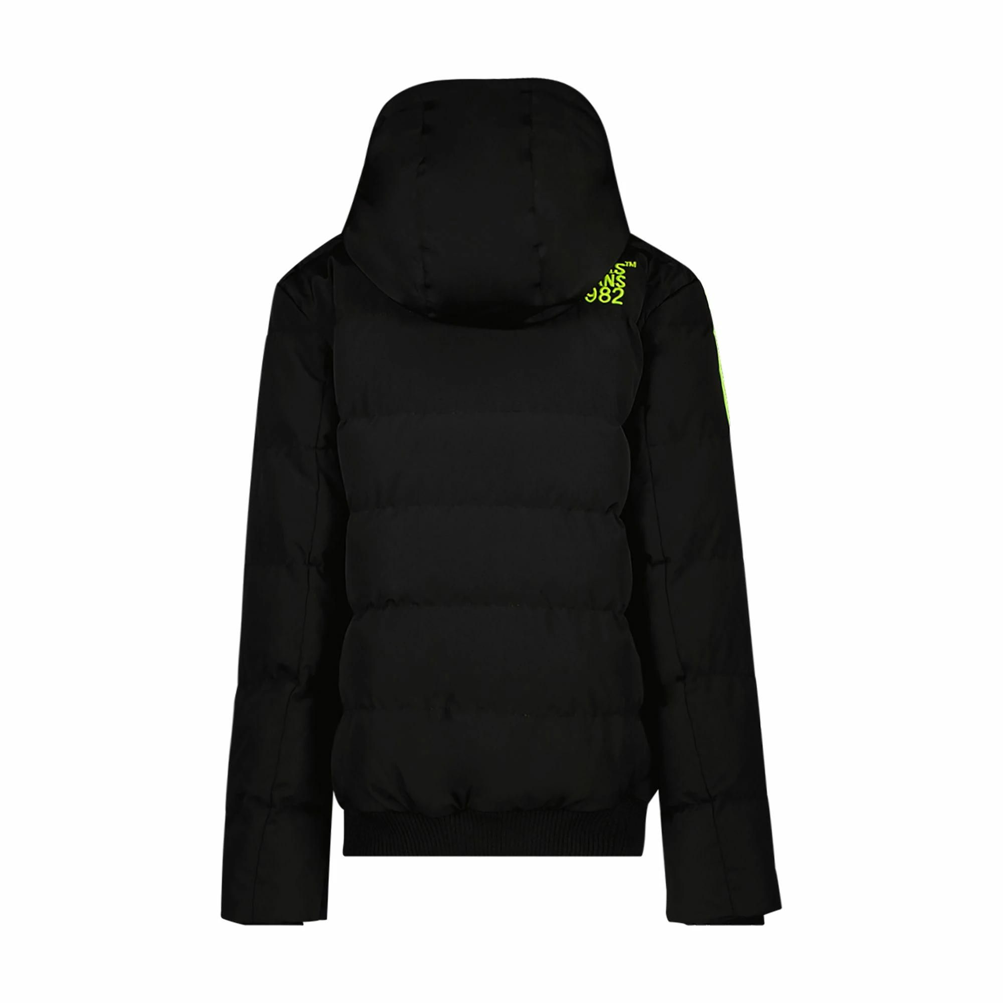 Cars Stranes Winterjacke Jungen Schwarz - Limegrün 6 Cars Stranes Winterjacke Jungen Schwarz - Limegrün – Bild 4