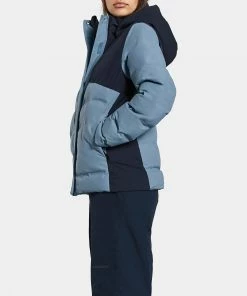 Didriksons Leja Winterjacke Mädchen Blau - Schwarz -Didriksons-shop Didriksons Leja Winterjas Meisjes 3 2209271330