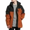 Didriksons Luke Winterjacke Jungen Braun - Schwarz
