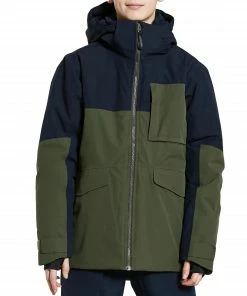 Didriksons Luke Winterjacke Jungen Marine - Grün