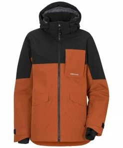 Didriksons Luke Winterjacke Jungen Braun - Schwarz -Didriksons-shop Didriksons Luke Winterjas Jongens 6 2110151035