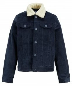 Jack & Jones Alvin Sherpa Jacke Kinder Marine