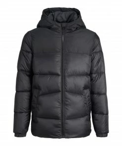 Jack & Jones Chilli Puffer Hood Jacke Kinder Schwarz