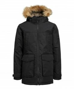 Jack & Jones Craft Parka Kinder Schwarz