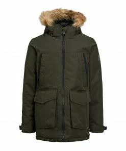 Jack & Jones Craft Parka Kinder Dunkelgrün