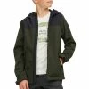 Jack & Jones Essential Marvin Hooded Softshell Jacke Kinder Dunkelgrün - Schwarz -Didriksons-shop Jack Jones Essential Marvin Hooded Softshell Jas Junior 2206171146