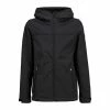 Jack & Jones Essential Marvin Hooded Softshell Jacke Kinder Schwarz