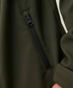 Jack & Jones Essential Marvin Hooded Softshell Jacke Kinder Dunkelgrün - Schwarz -Didriksons-shop Jack Jones Essential Marvin Hooded Softshell Jas Junior 6 2206171146