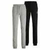 Jack & Jones Gordon Jogginghose Kinder (2-pack) Grau - Schwarz