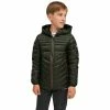 Jack & Jones Hero Steppjacke Kinder Dunkelgrün -Didriksons-shop Jack Jones Hero Puffer Hood Jas Junior 2206171342