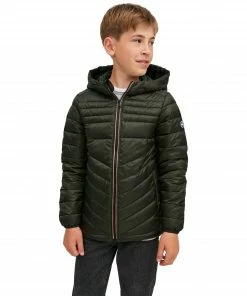 Jack & Jones Hero Steppjacke Kinder Dunkelgrün