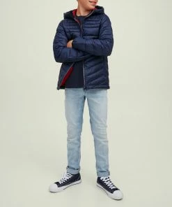 Jack & Jones Hero Steppjacke Kinder Marine -Didriksons-shop Jack Jones Hero Puffer Hood Jas Junior 3 2206171343