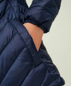 Jack & Jones Hero Steppjacke Kinder Marine - Rot - Weiß -Didriksons-shop Jack Jones Hero Puffer Hood Jas Junior 6 2209130958