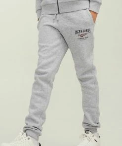 Jack & Jones Logo Jogginghose Kinder Hellgrau -Didriksons-shop Jack Jones Logo Joggingbroek Junior 3 2206171146 1