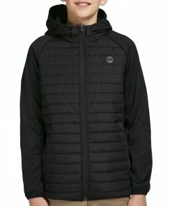Jack & Jones Multi Hoodie Junior Jacke Schwarz