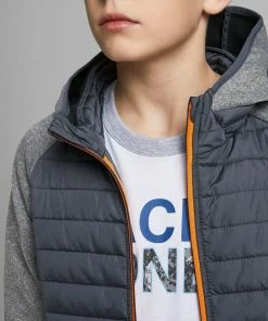 Jack & Jones Multi Hoodie Kinderjacke Grau -Didriksons-shop Jack Jones Multi Jas Junior 4 5