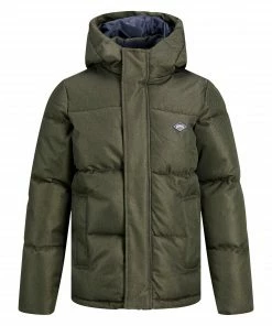 Jack & Jones Originals Newport Puffer Jacke Kinder Dunkelgrün