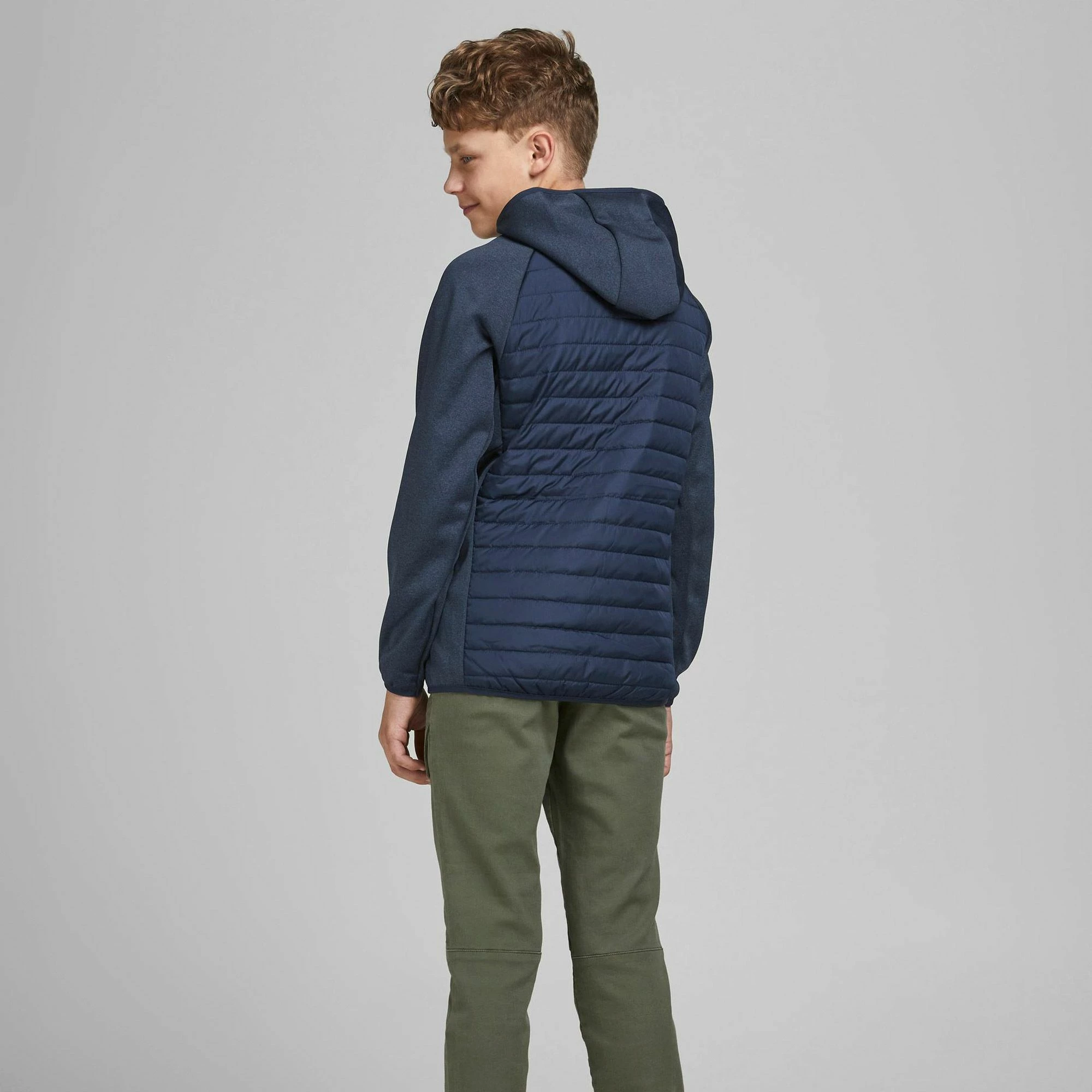 Jack & Jones Quilted Kinderjacke Marine 4 Jack & Jones Quilted Kinderjacke Marine – Bild 2