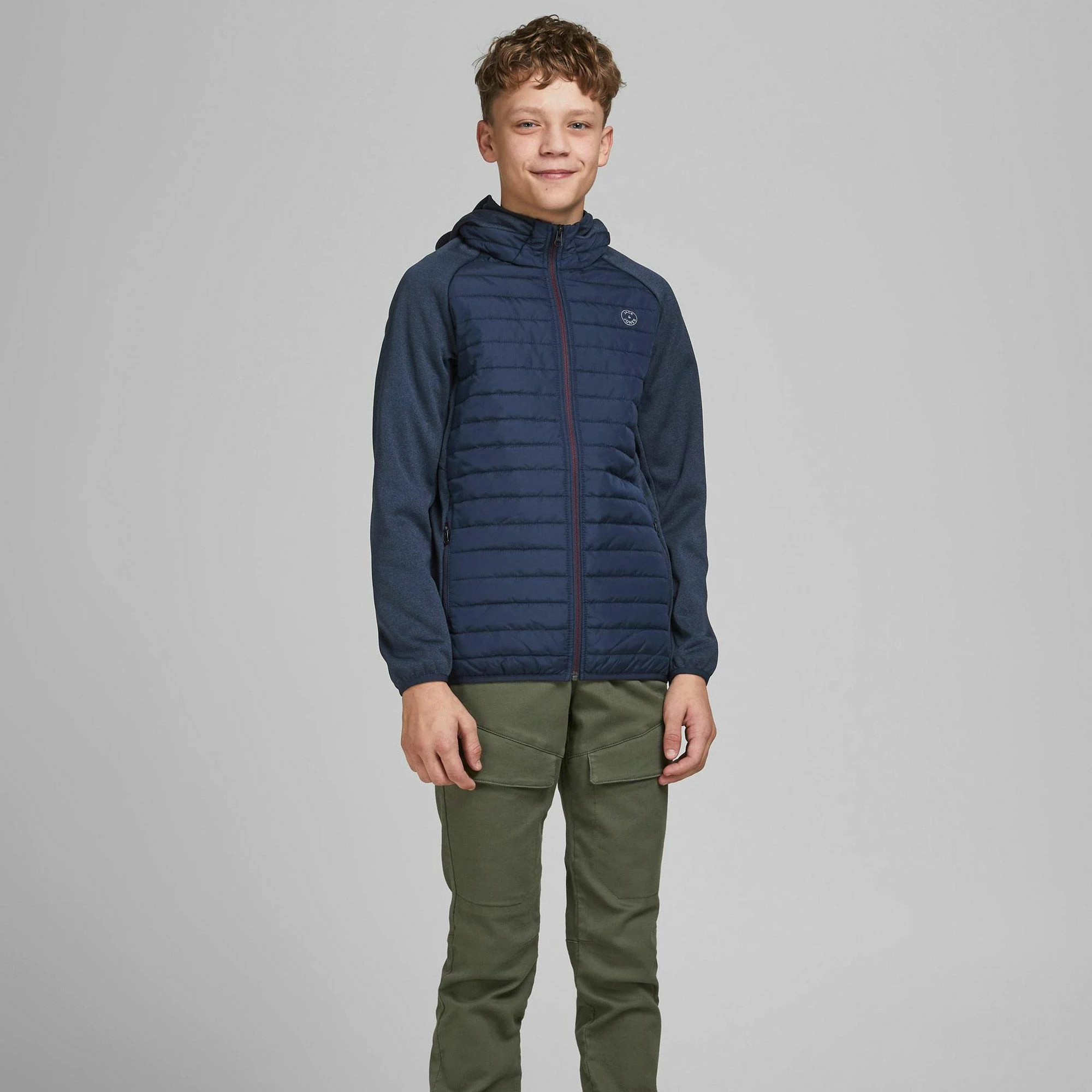 Jack & Jones Quilted Kinderjacke Marine 5 Jack & Jones Quilted Kinderjacke Marine – Bild 3
