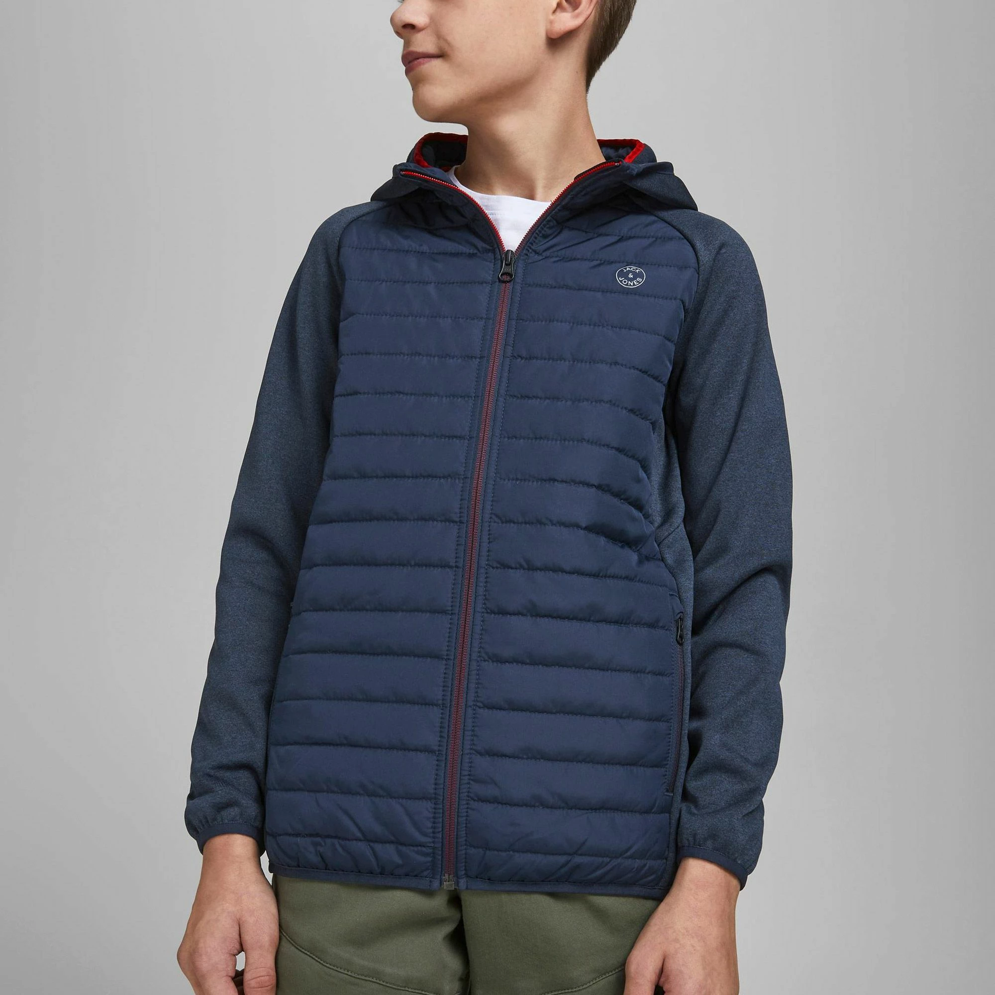 Jack & Jones Quilted Kinderjacke Marine 6 Jack & Jones Quilted Kinderjacke Marine – Bild 4