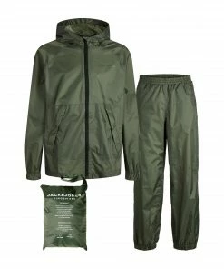 Jack & Jones Solar Regenanzug Für Kinder Grün