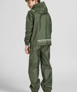 Jack & Jones Solar Regenanzug Für Kinder Grün -Didriksons-shop Jack Jones Solar Regenpak Junior 4 2206031556