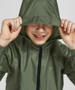 Jack & Jones Solar Regenanzug Für Kinder Grün -Didriksons-shop Jack Jones Solar Regenpak Junior 5 2206031556