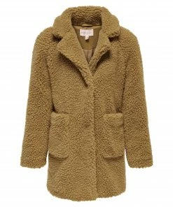 Kids Only Konnewaurelia Sherpa Mädchenjacke Hellbraun